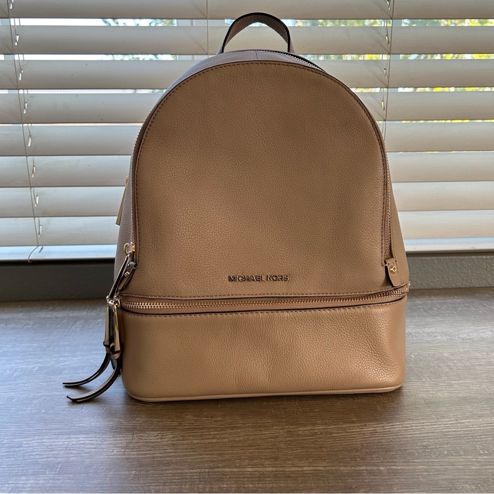 Michael Kors Truffle Leather Backpack